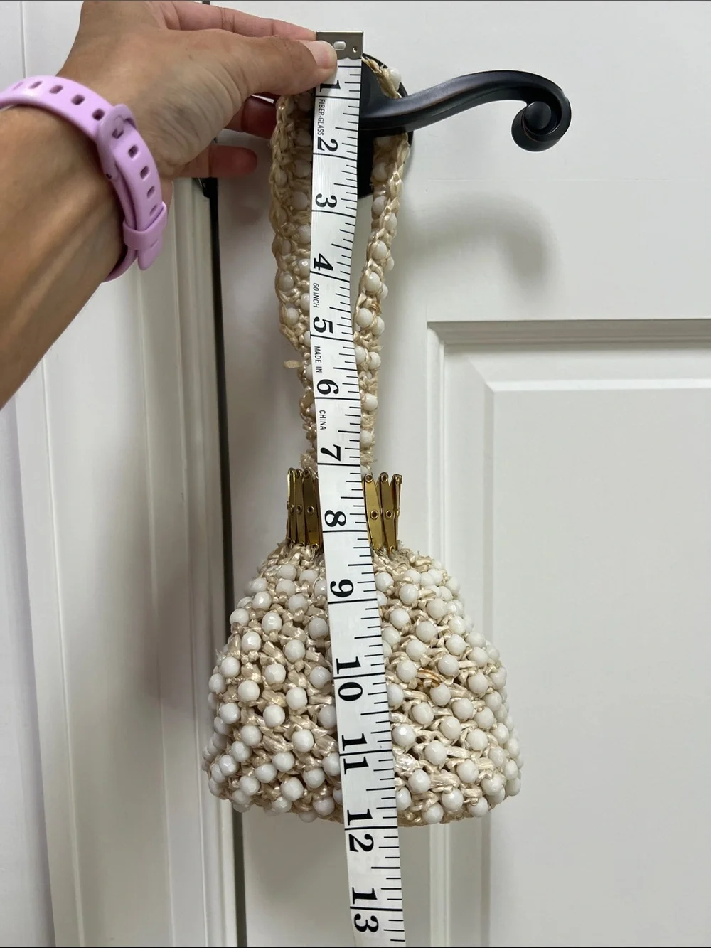 Vintage La Jule Beaded Crown Bag